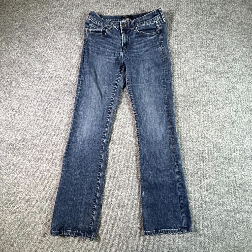 Banana Republic Bootcut Jeans Women's 4 Blue Cotton Denim Slim Workwear Stretch